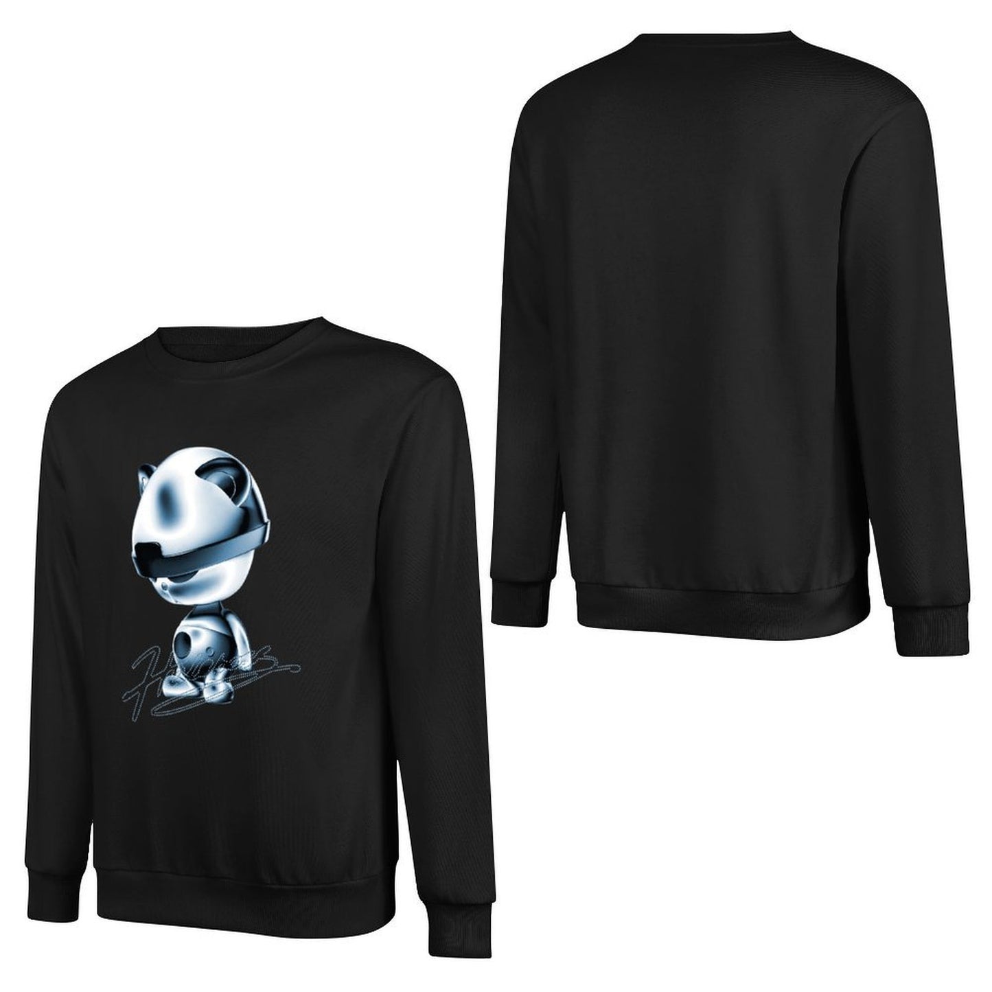 IPIB 250g Crew Neck Long Sleeve Sweatshirt Front GraphicCrew Neck Long Sleeve Sweatshirt6000027-3
