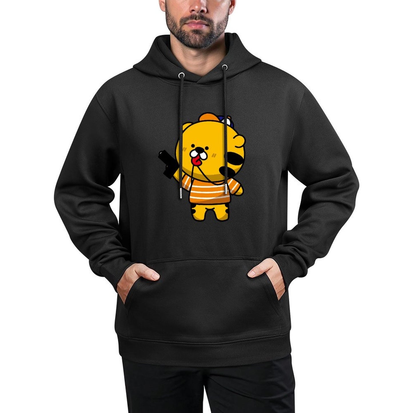 IPBR 250g Hooded Pocket Sweatshirt Front GraphicMen's Hooded  Sweatshirt4000290