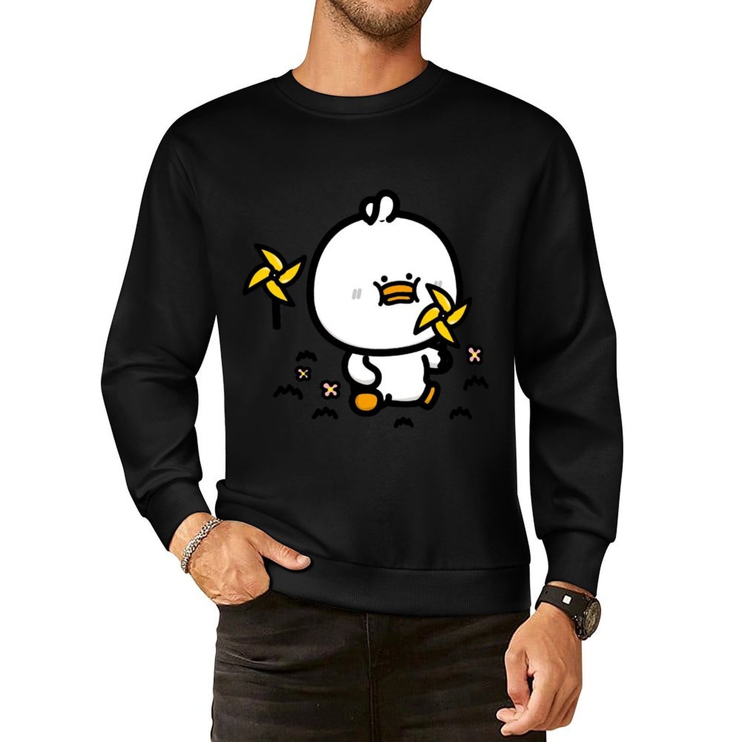 IPBR 250g Crew Neck Long Sleeve Sweatshirt Front GraphicCrew Neck Long Sleeve Sweatshirt4001243