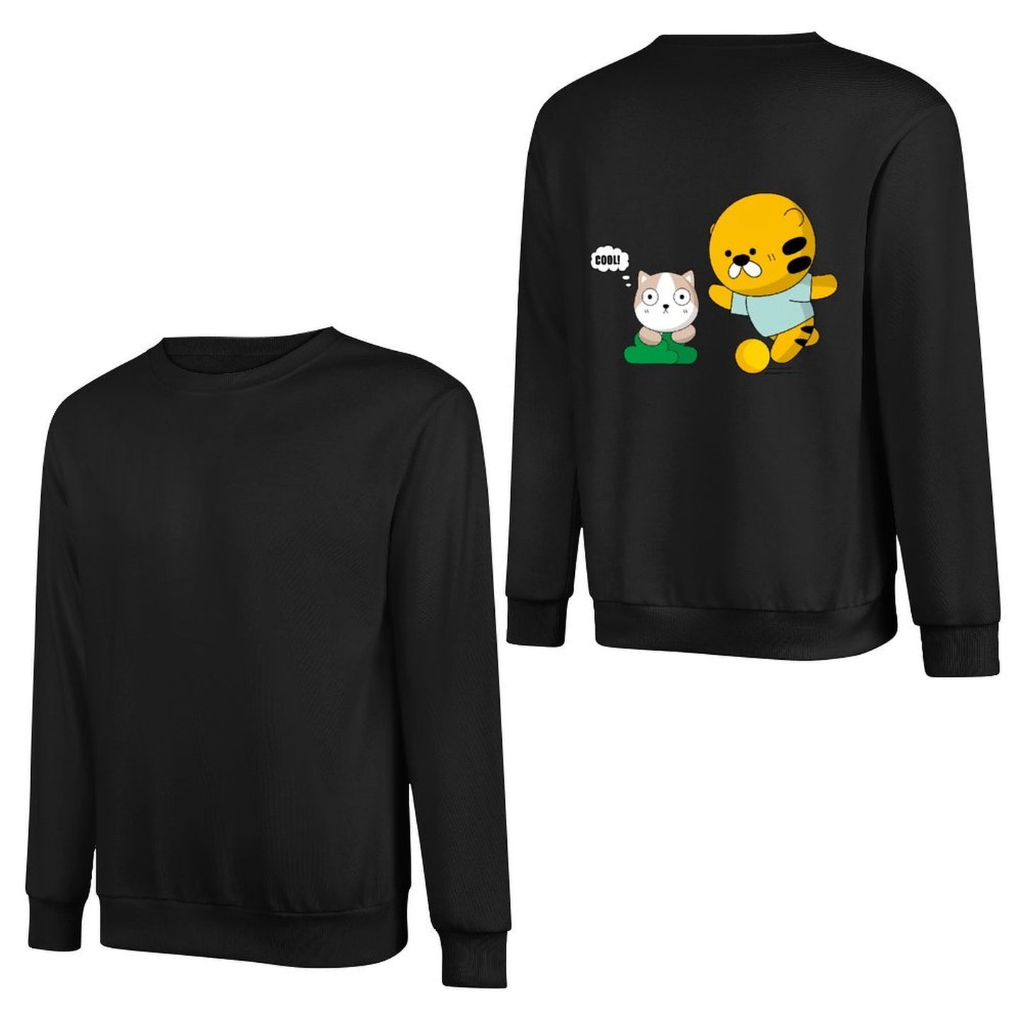Long-sleeved crew neck sweatshirtSoftFeel Casual Long Sleeve