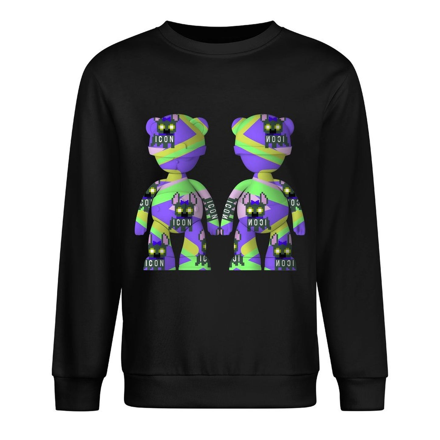 IPIB 250g Crew Neck Long Sleeve Sweatshirt Front GraphicCrew Neck Long Sleeve Sweatshirt6000078-1