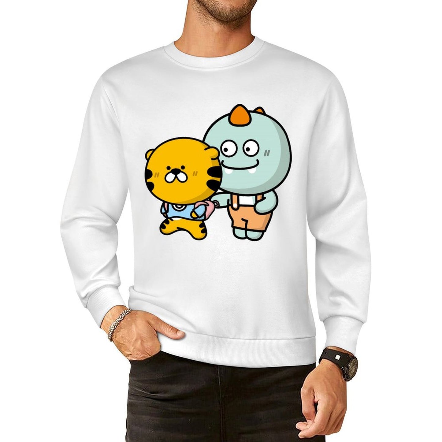 Front Patterned Long Sleeve TopEssentialFit TrueStyle