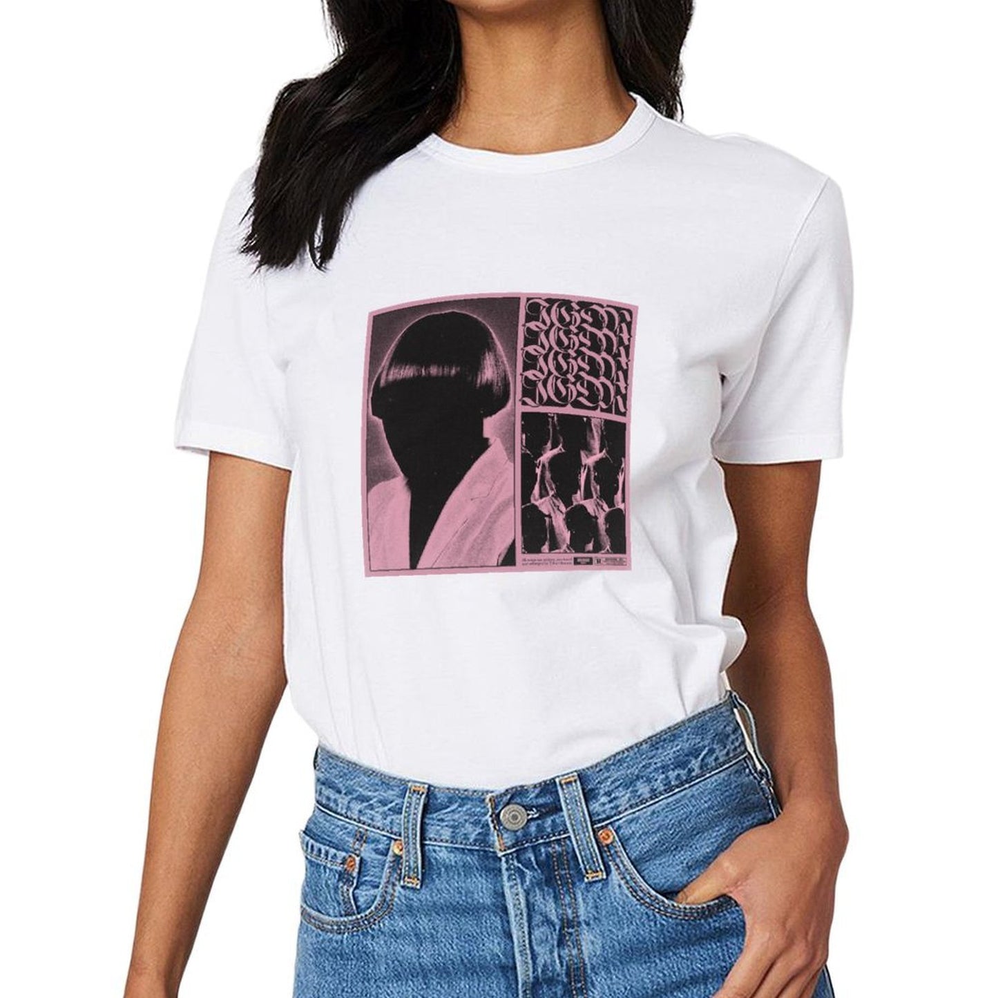 Inkmay Casual Cotton T-shirt Abstract Art With Geometric Shapes Design Unisex T-shirtTimeless Premium Finish T-Shirt