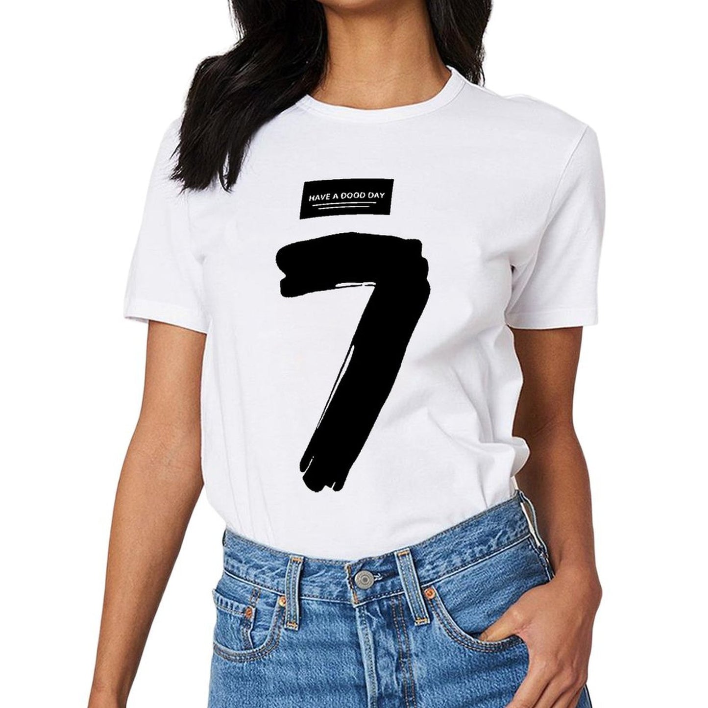 Inkmay Casual Cotton T-shirt Have A Dood Day Print Design Unisex T-shirtLifestyle Print-Ready T-Shirt