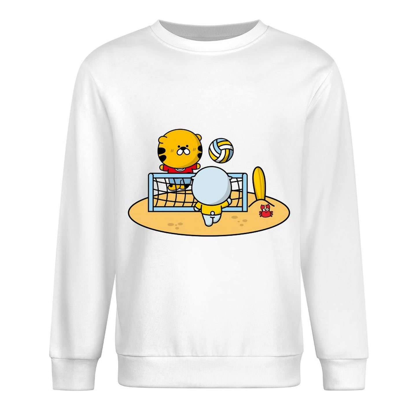 Front Patterned Long Sleeve TopDaily ClassicSeries