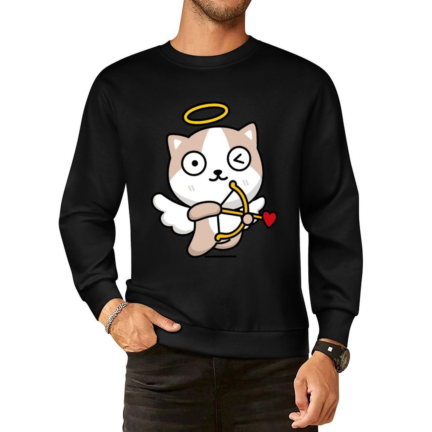 IPBR 250g Crew Neck Long Sleeve Sweatshirt Front GraphicCrew Neck Long Sleeve Sweatshirt4000120
