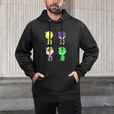 IPIB 250g Hooded Pocket Sweatshirt Front GraphicMen's Hooded  Sweatshirt6000074-2