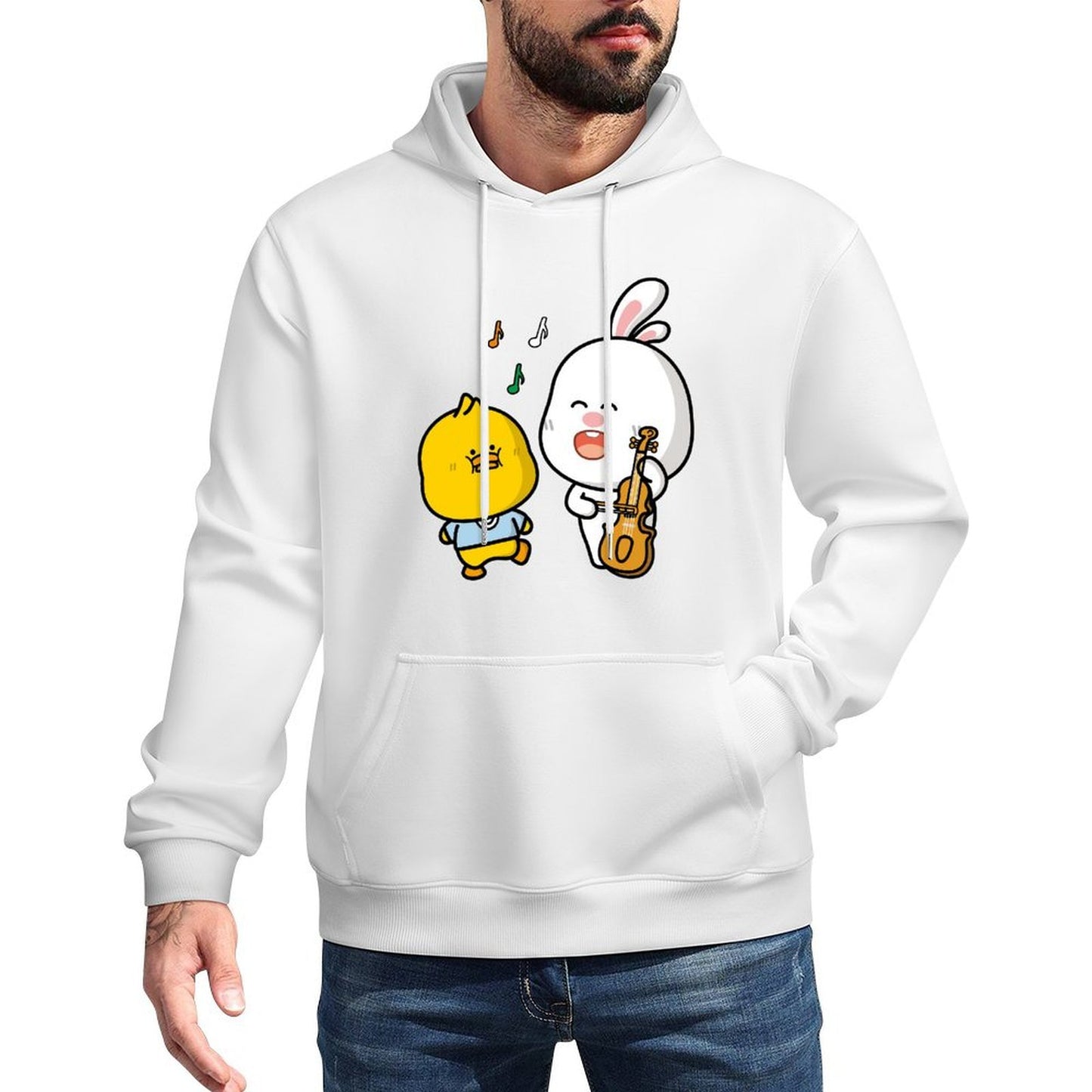 ComfortSeries Bold Front Graphic Hoodies