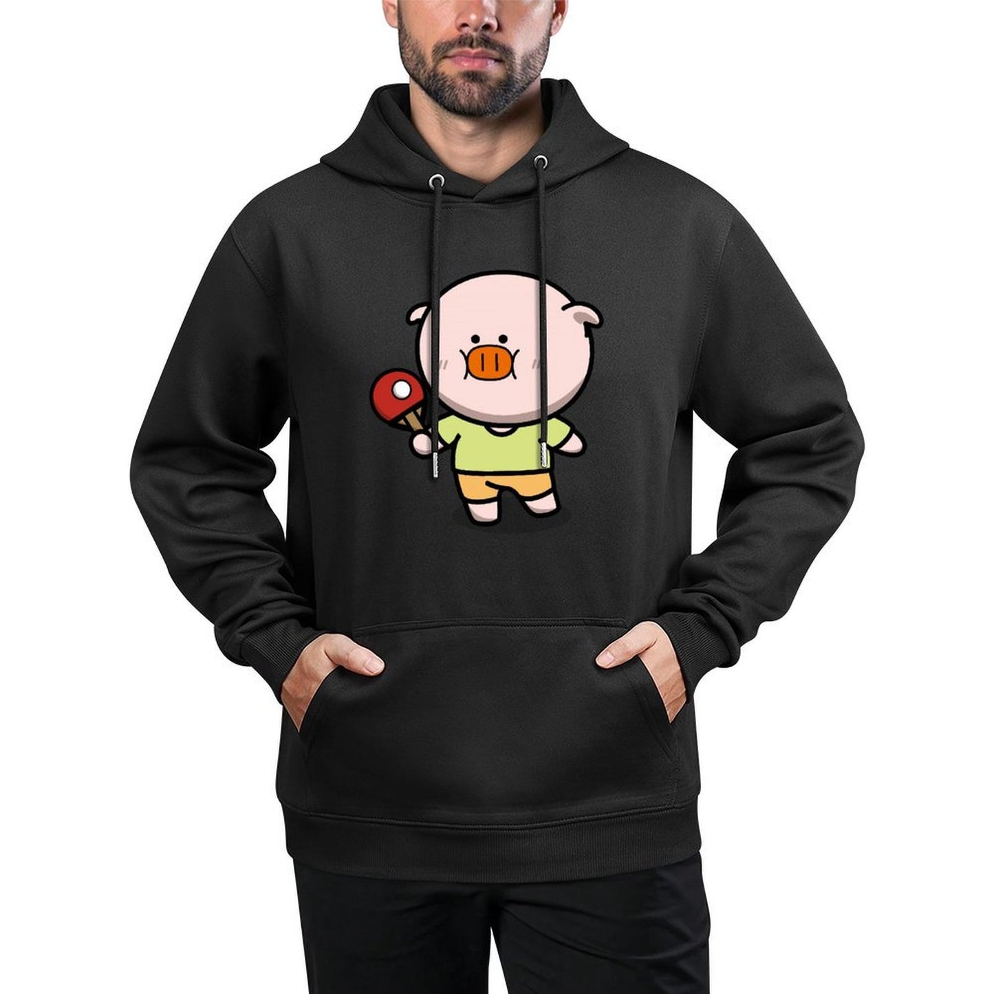 IPBR 250g Hooded Pocket Sweatshirt Front GraphicMen's Hooded  Sweatshirt4000271