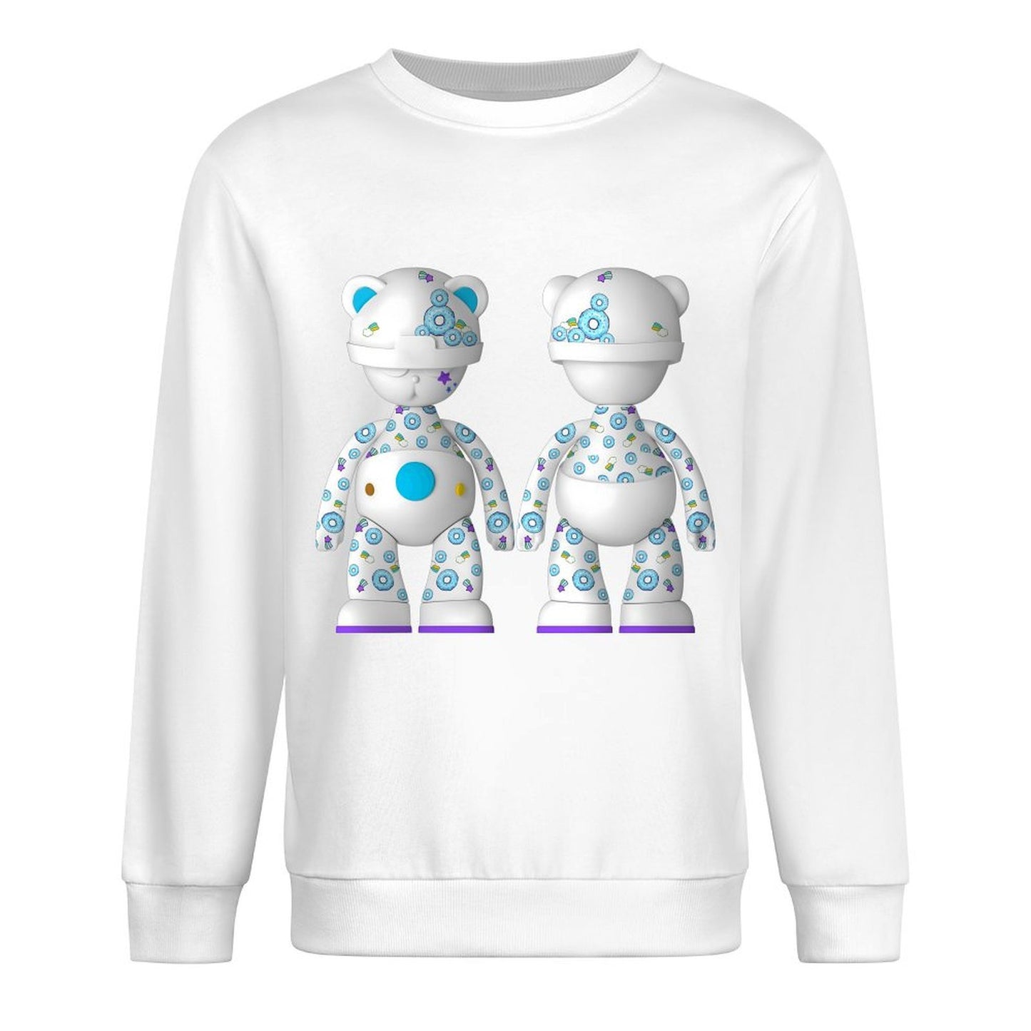 IPIB 250g Crew Neck Long Sleeve Sweatshirt Front GraphicCrew Neck Long Sleeve Sweatshirt6000097-2
