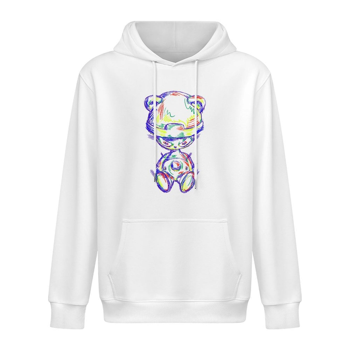 Hoodie Front PatternPocket Tee Moisture-Wicking