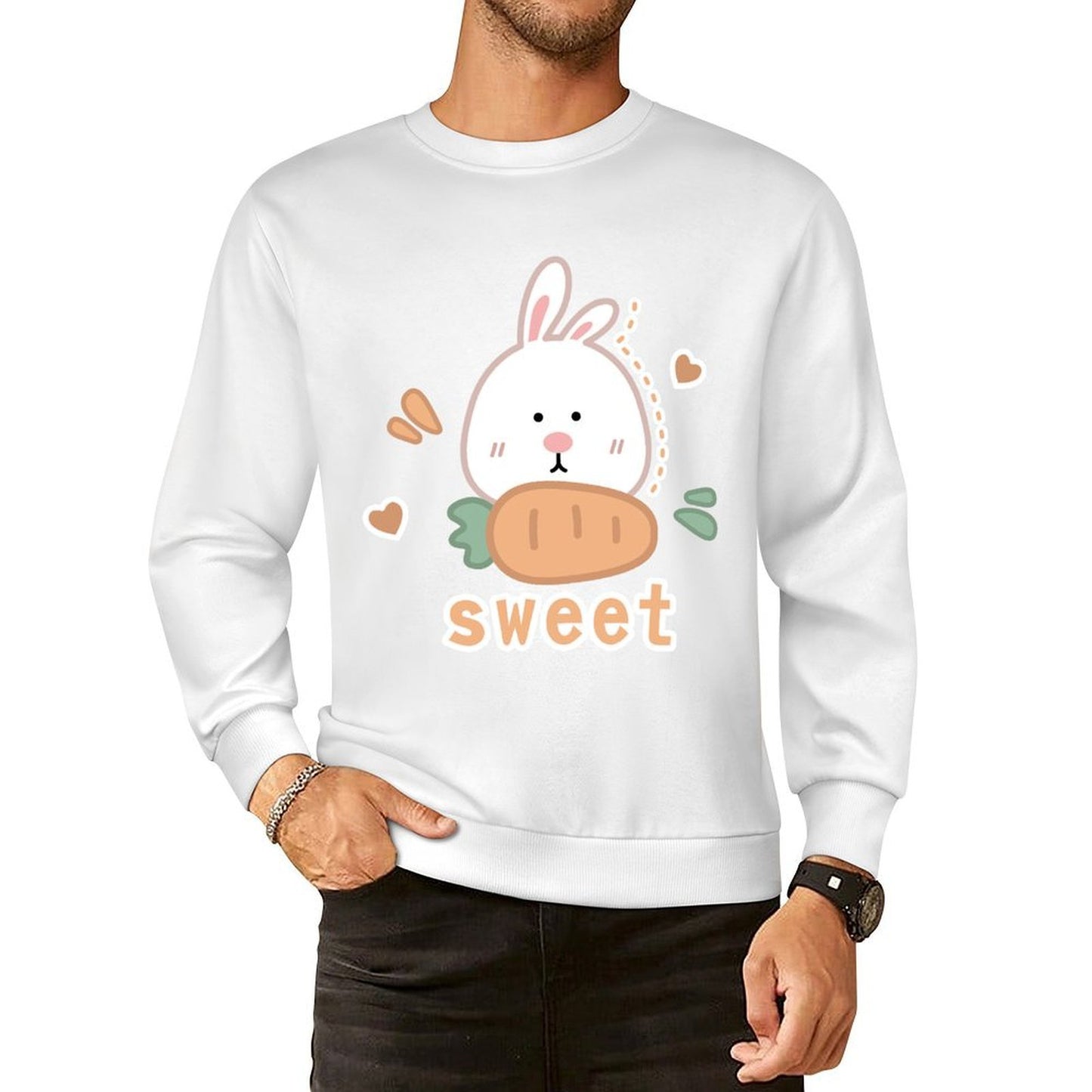 Front Patterned Long Sleeve TopBold Performance