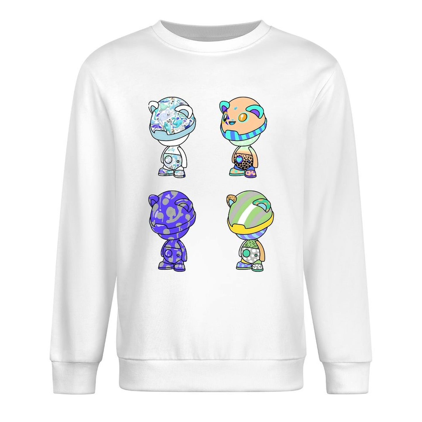 IPIB 250g Crew Neck Long Sleeve Sweatshirt Front GraphicCrew Neck Long Sleeve Sweatshirt6000073-2