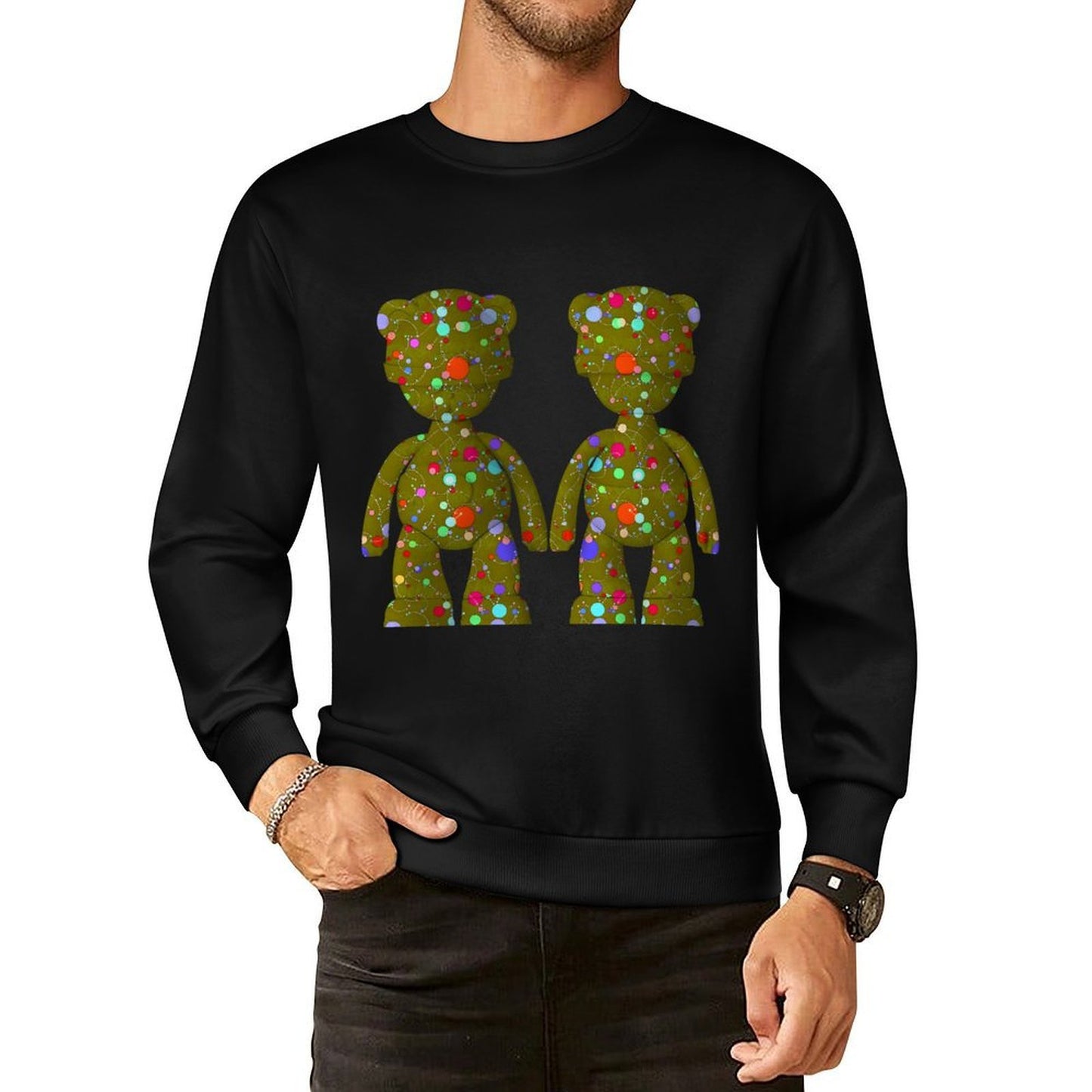 IPIB 250g Crew Neck Long Sleeve Sweatshirt Front GraphicCrew Neck Long Sleeve Sweatshirt6000092-6