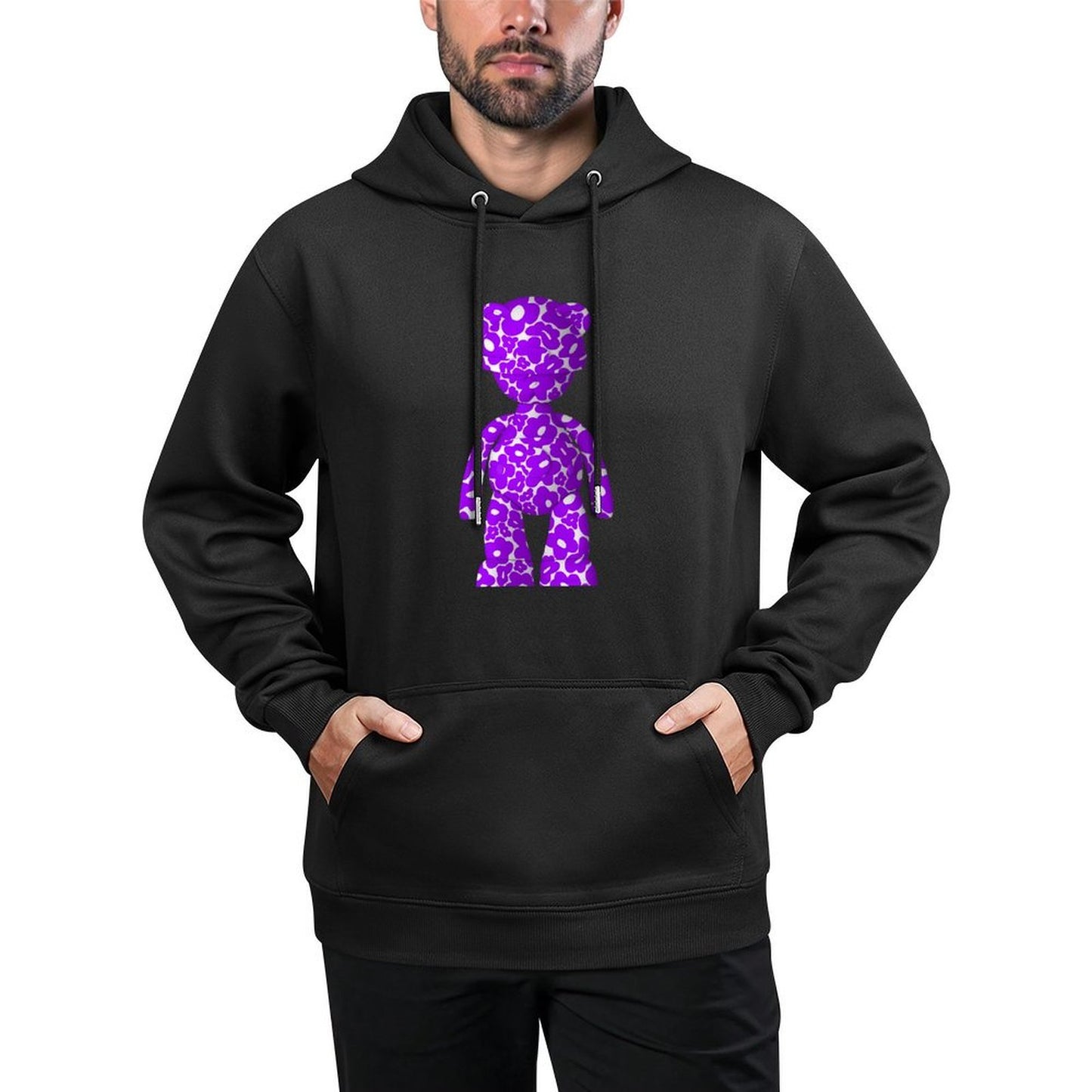 IPIB 250g Hooded Pocket Sweatshirt Front GraphicMen's Hooded  Sweatshirt6000130-4
