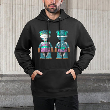 IPIB 250g Hooded Pocket Sweatshirt Front GraphicMen's Hooded  Sweatshirt6000075-3