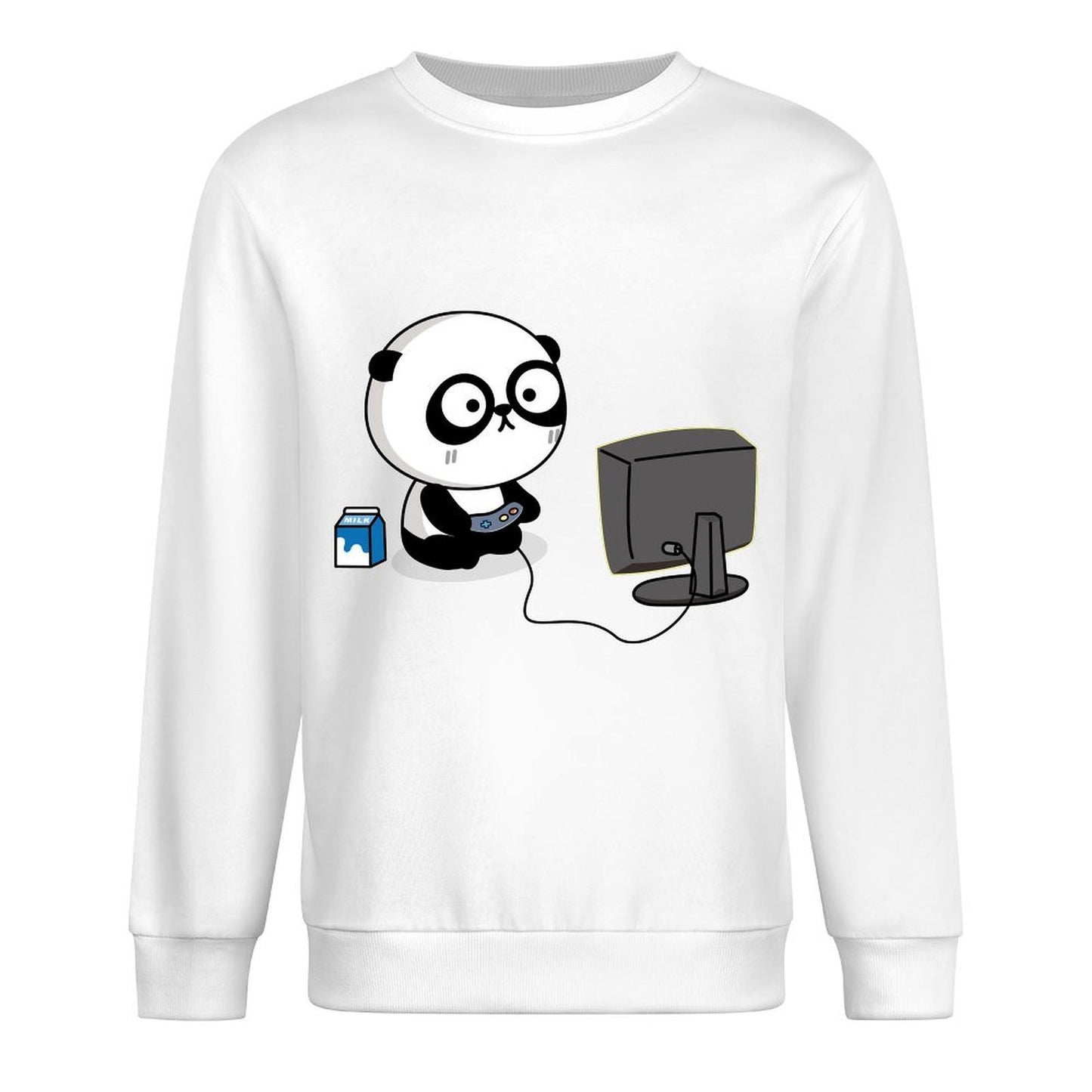 Front Patterned Long Sleeve TopCasual RegularFit