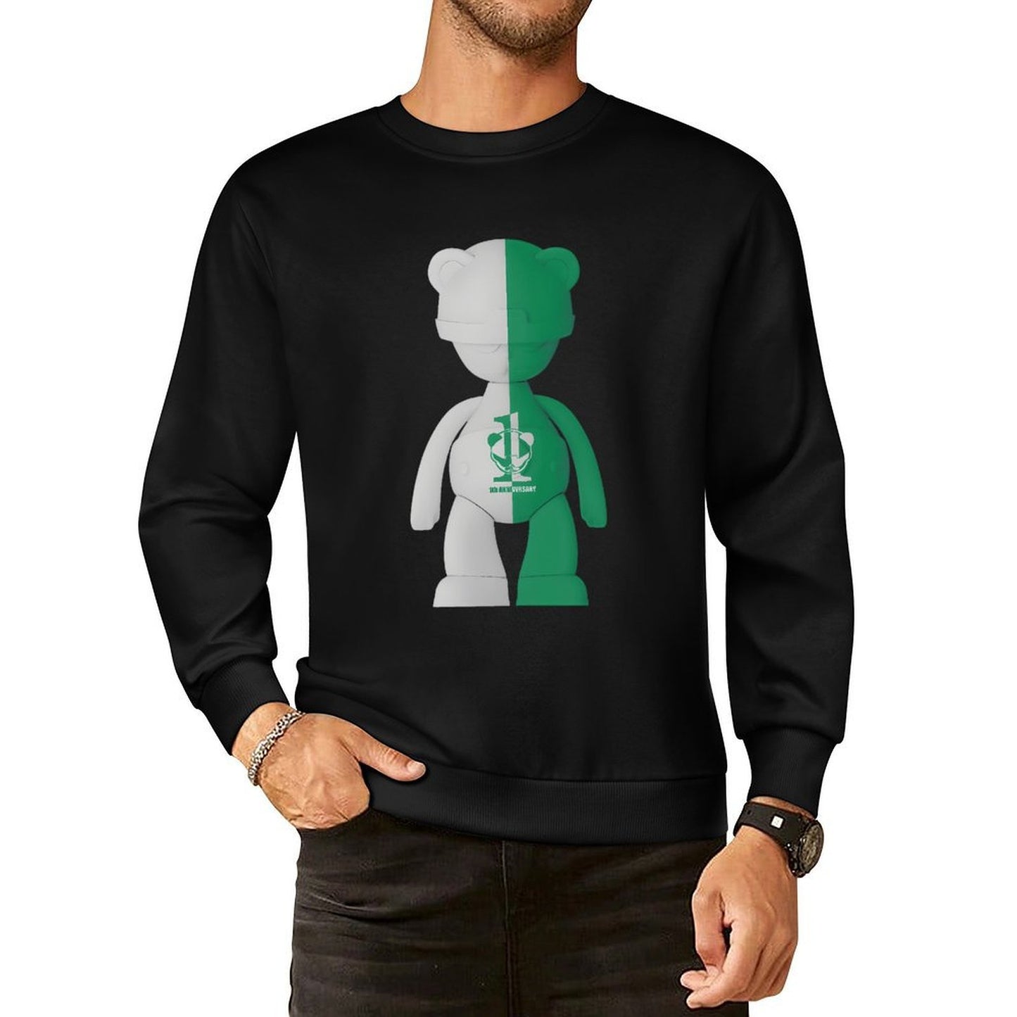 IPIB 250g Crew Neck Long Sleeve Sweatshirt Front GraphicCrew Neck Long Sleeve Sweatshirt6000140-3