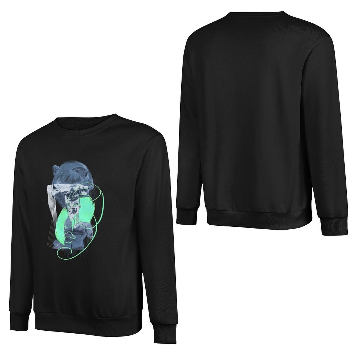 IPIB 250g Crew Neck Long Sleeve Sweatshirt Front GraphicCrew Neck Long Sleeve Sweatshirt6000019-5