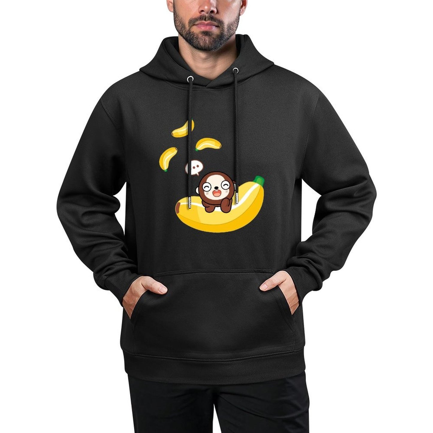 IPBR 250g Hooded Pocket Sweatshirt Front GraphicMen's Hooded  Sweatshirt4001494