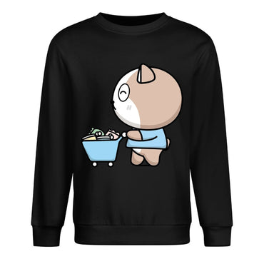 IPBR 250g Crew Neck Long Sleeve Sweatshirt Front GraphicCrew Neck Long Sleeve Sweatshirt4000104