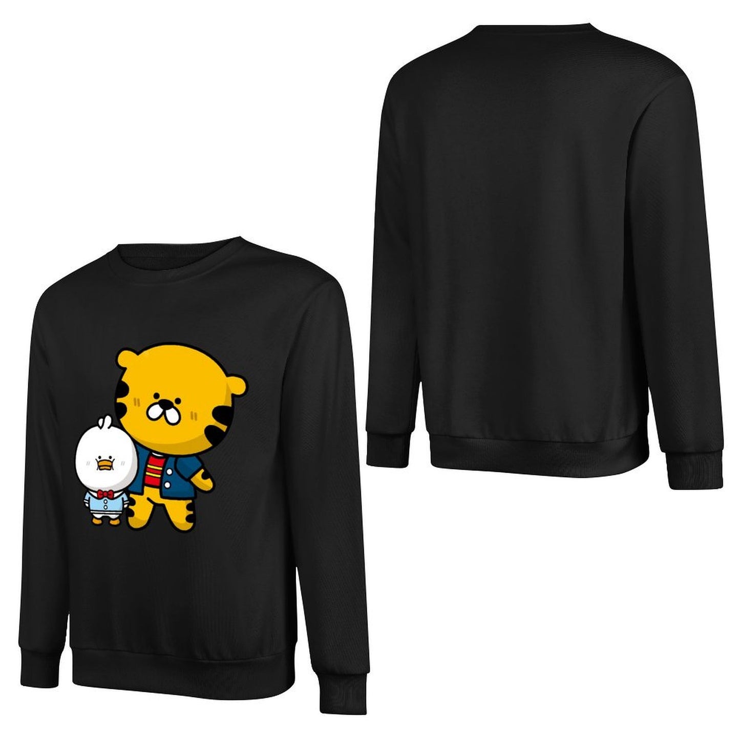 Front Patterned Long Sleeve TopBold Wrinkle-Free