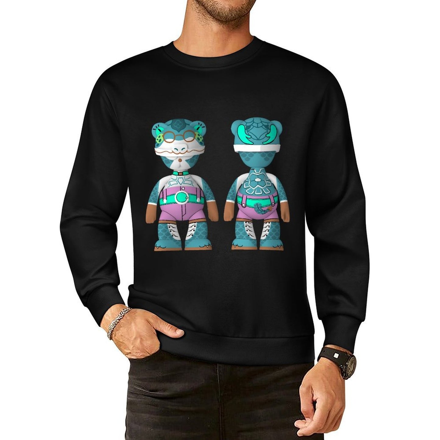 IPIB 250g Crew Neck Long Sleeve Sweatshirt Front GraphicCrew Neck Long Sleeve Sweatshirt6000075-3