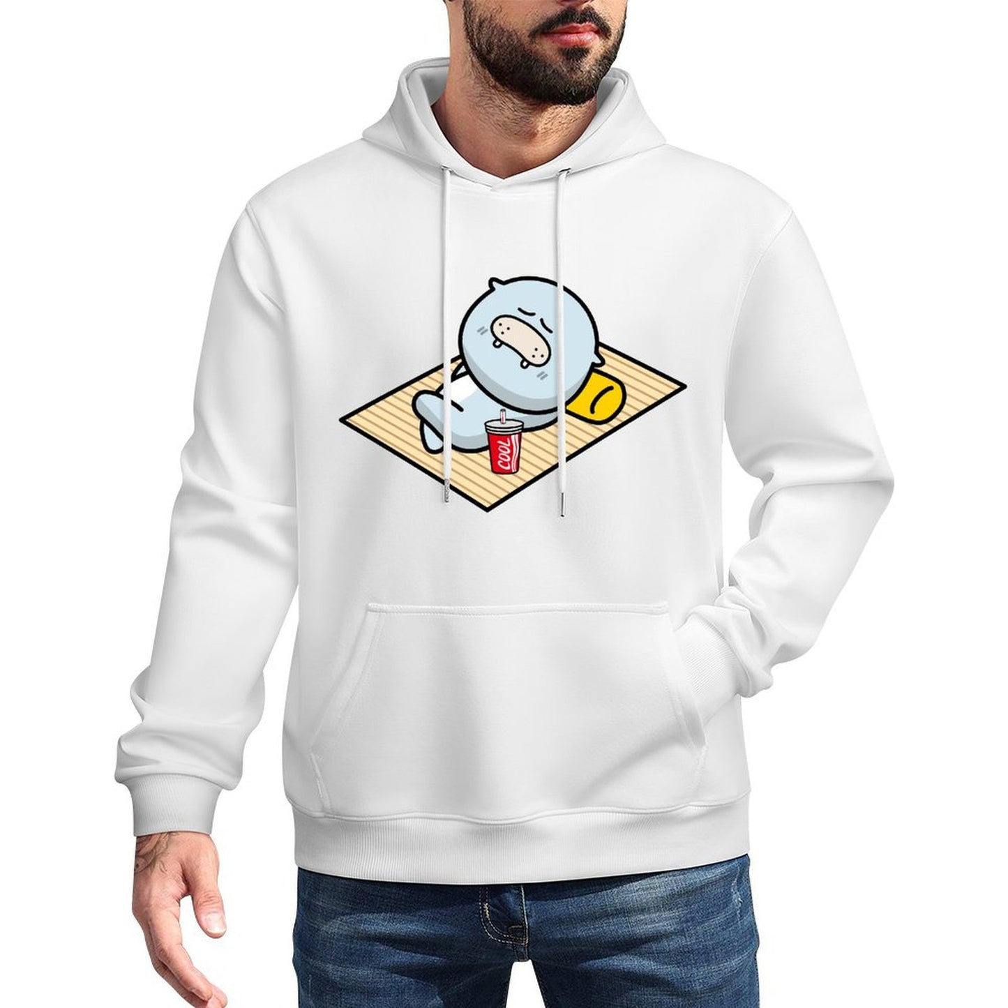 IPBR 250g Hooded Pocket Sweatshirt Front GraphicMen's Hooded  Sweatshirt4001295