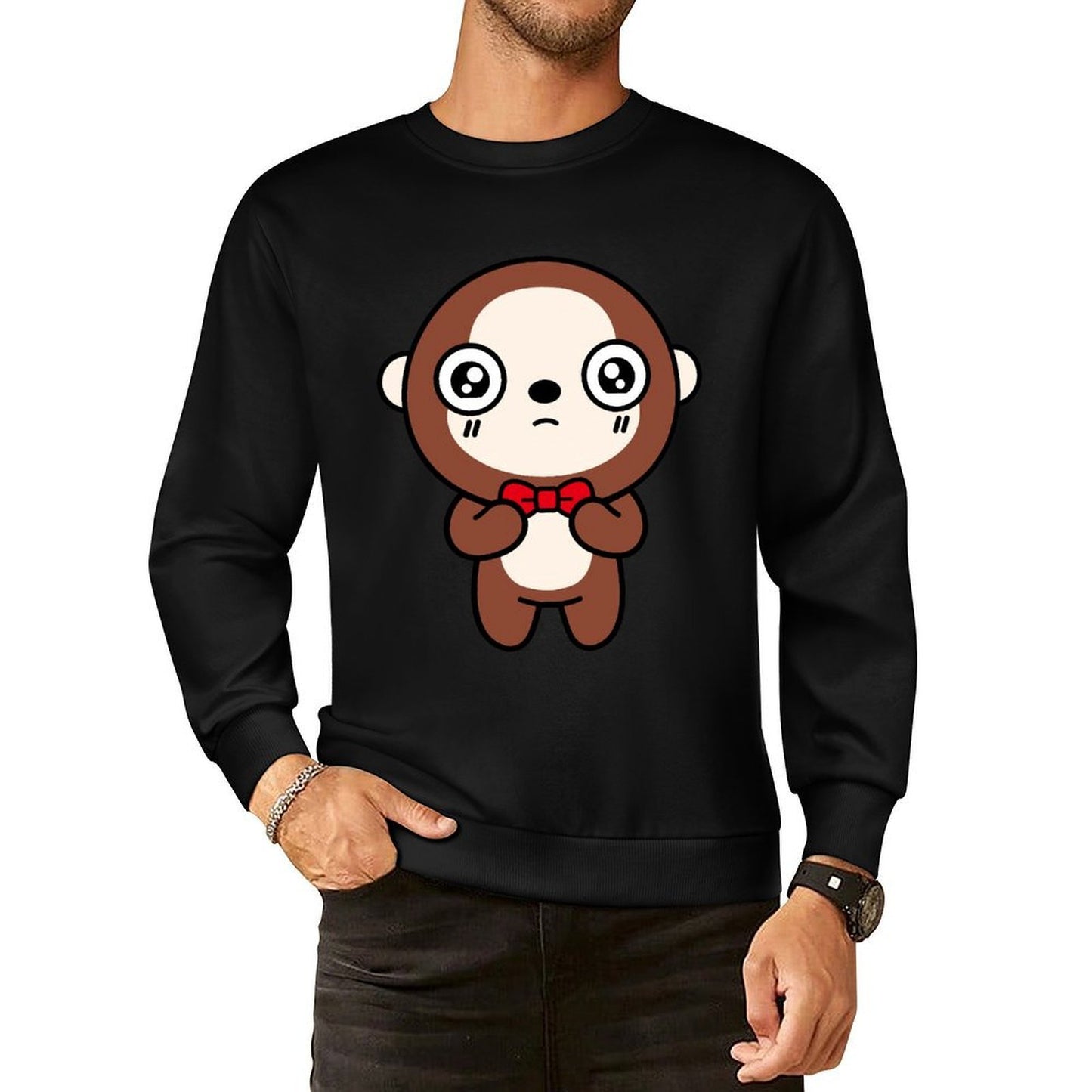 IPBR 250g Crew Neck Long Sleeve Sweatshirt Front GraphicCrew Neck Long Sleeve Sweatshirt4000741