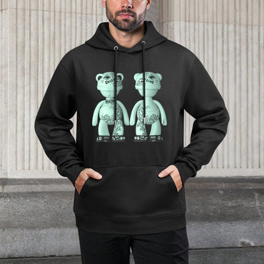IPIB 250g Hooded Pocket Sweatshirt Front GraphicMen's Hooded  Sweatshirt6000082-3