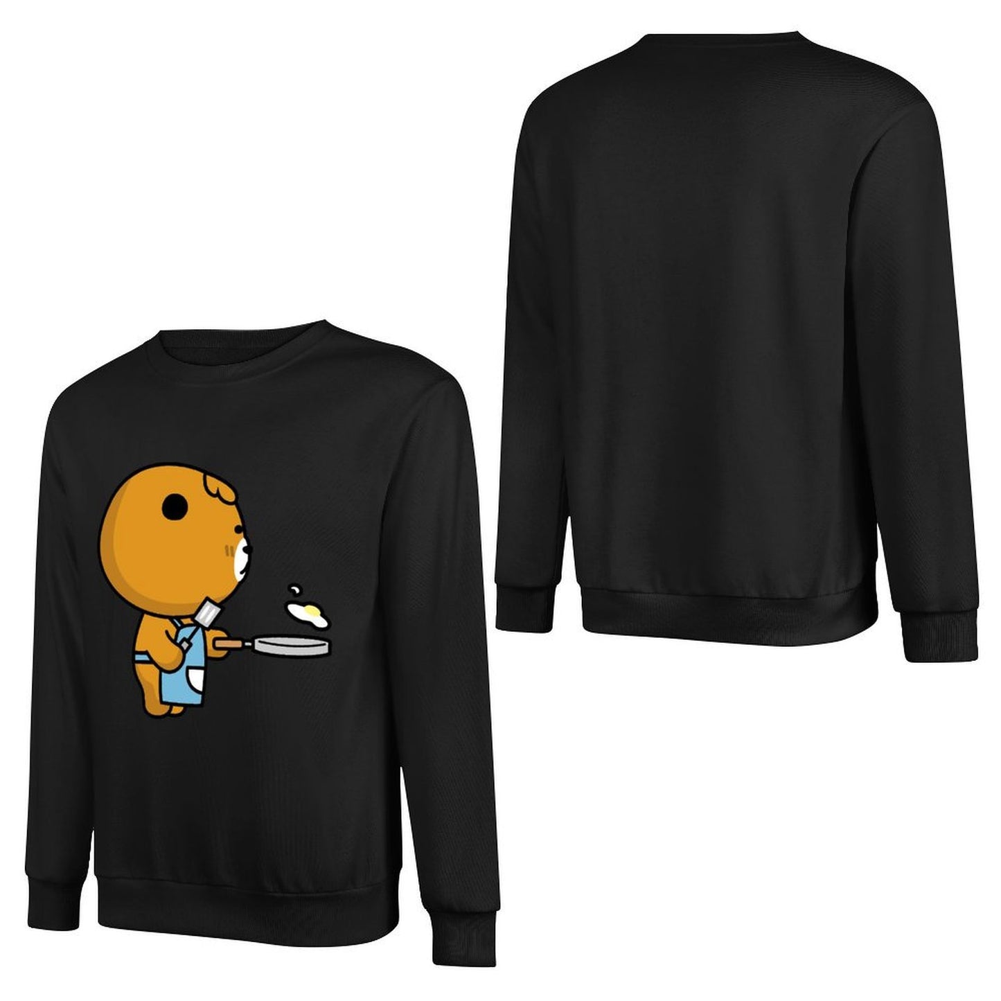 IPBR 250g Crew Neck Long Sleeve Sweatshirt Front GraphicCrew Neck Long Sleeve Sweatshirt4000135