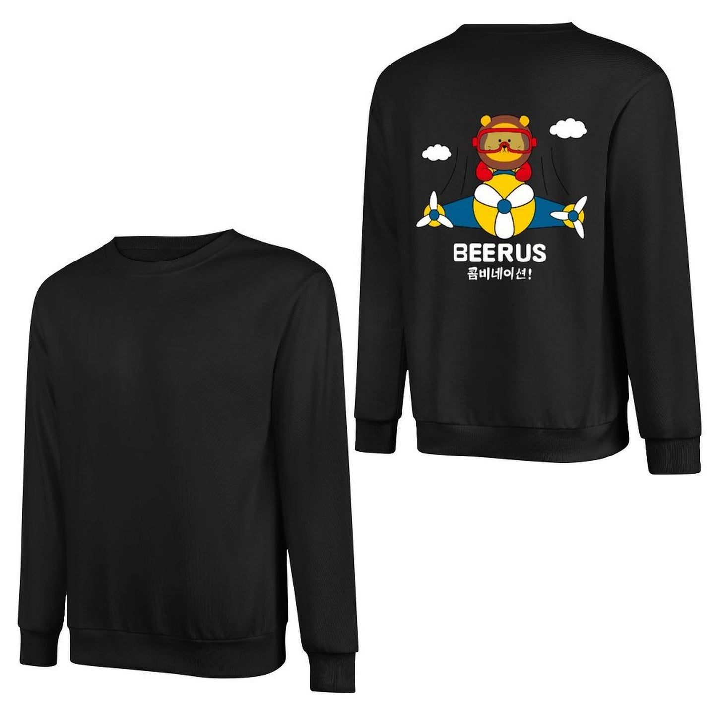 Long-sleeved crew neck sweatshirtCoreLine Clean Edges Long Sleeve