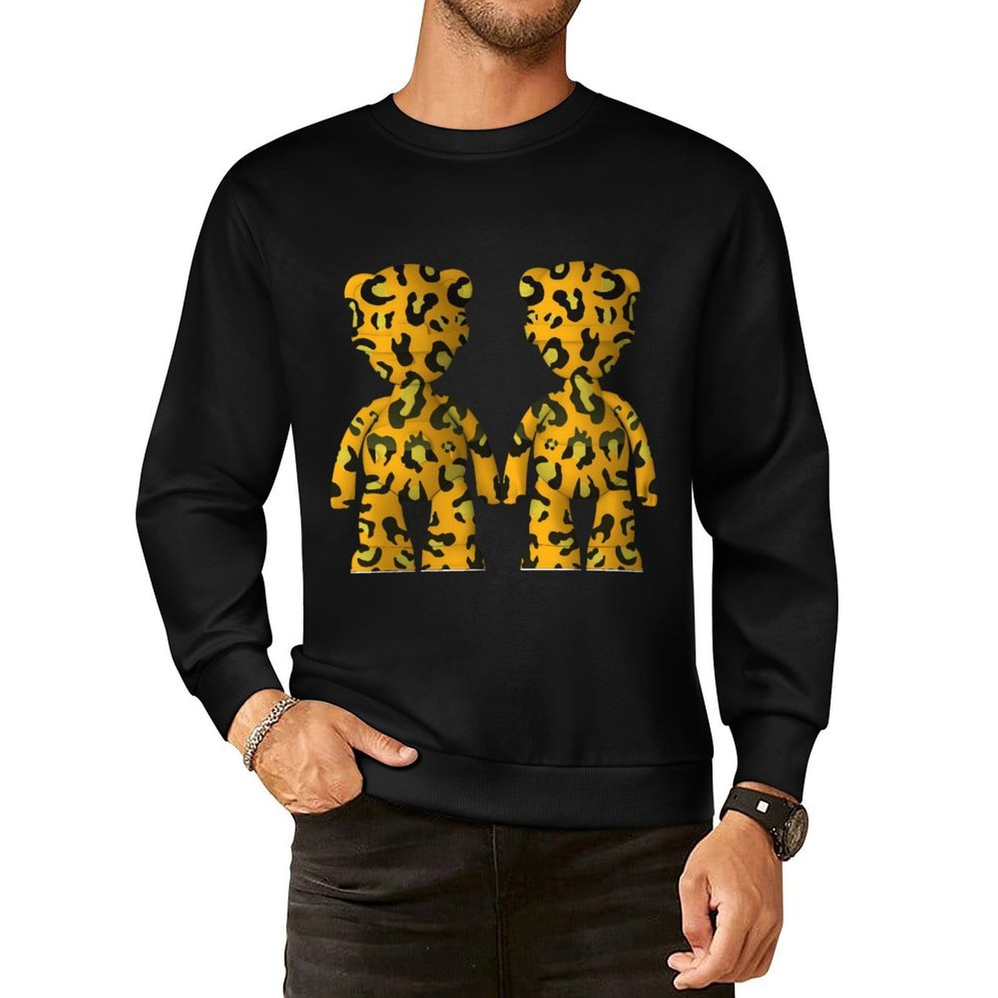 IPIB 250g Crew Neck Long Sleeve Sweatshirt Front GraphicCrew Neck Long Sleeve Sweatshirt6000081-2
