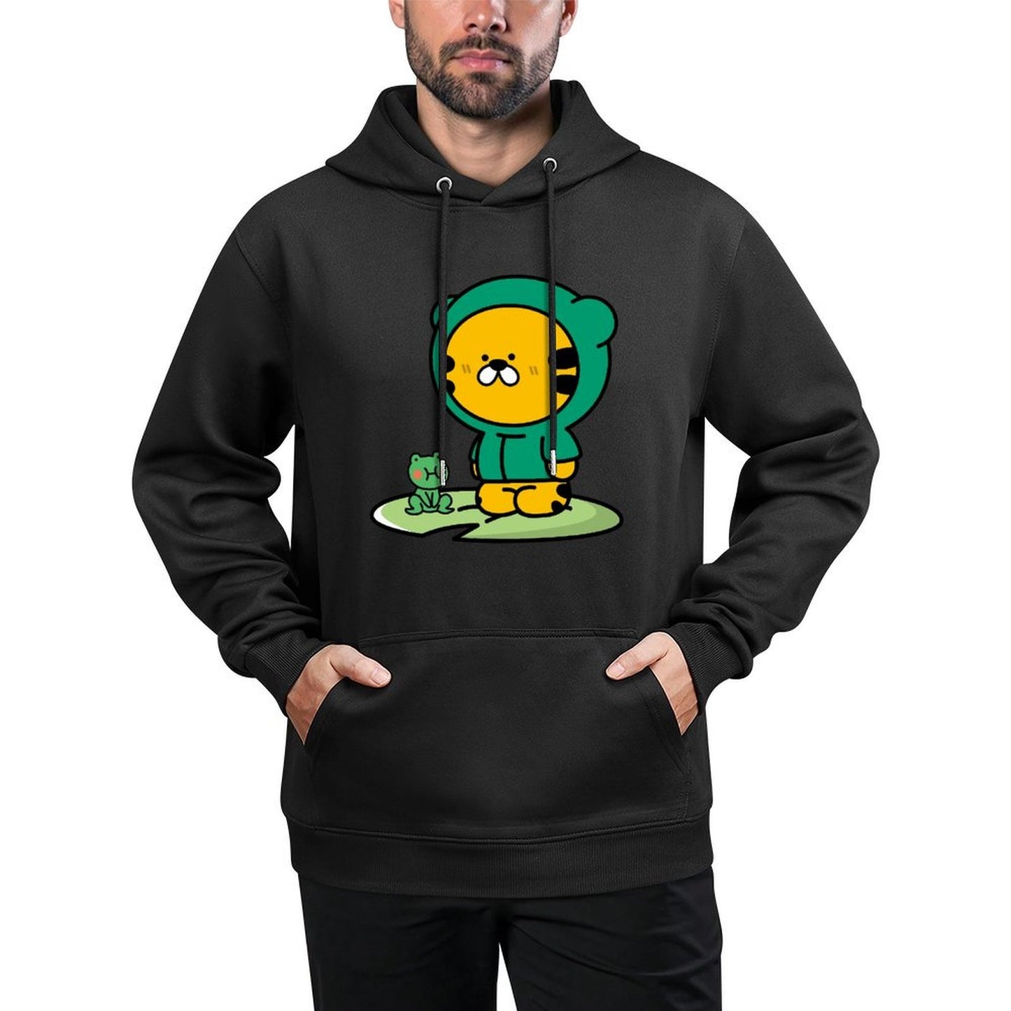 IPBR 250g Hooded Pocket Sweatshirt Front GraphicMen's Hooded  Sweatshirt4000054