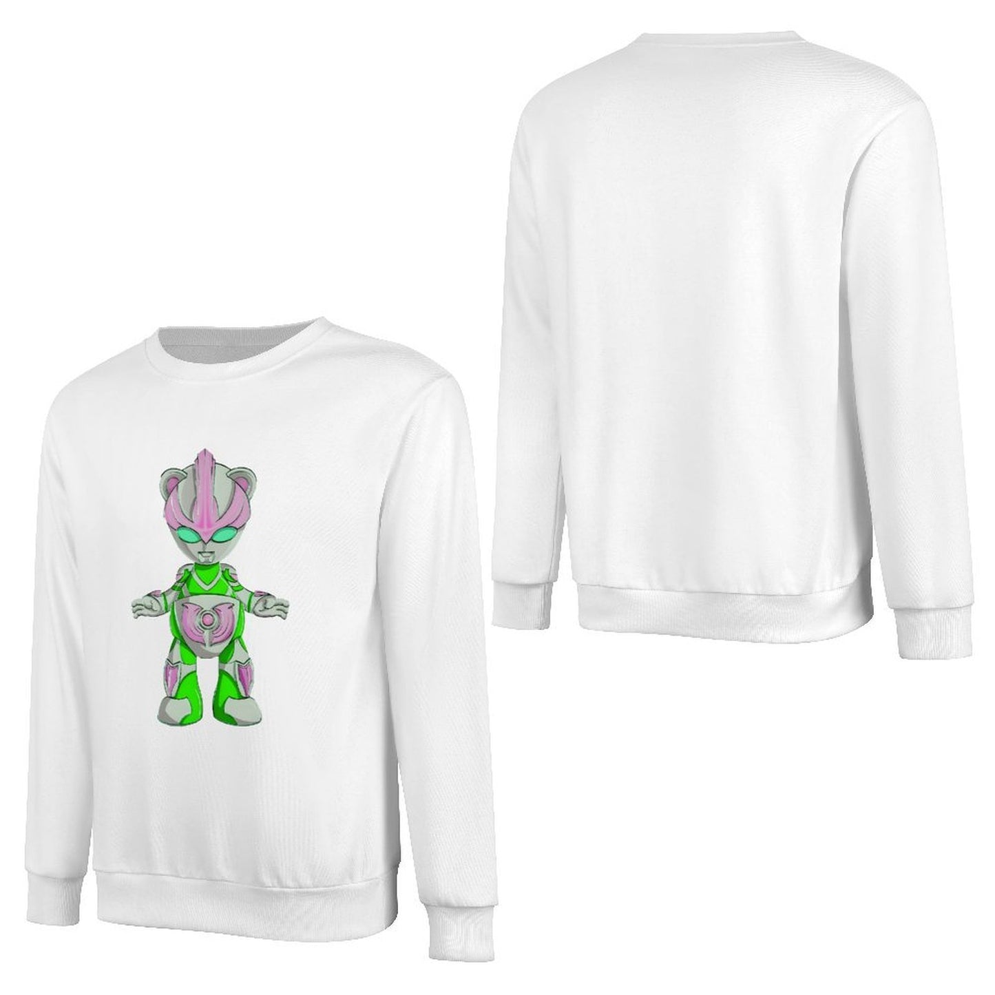 Long Sleeve With Front PatternCrisp Print Soft-Touch