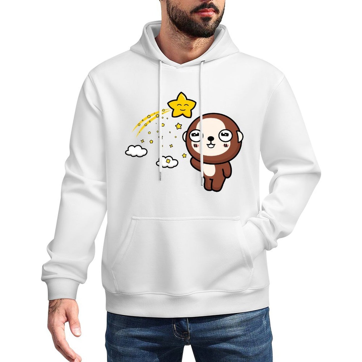 IPBR 250g Hooded Pocket Sweatshirt Front GraphicMen's Hooded  Sweatshirt4001383