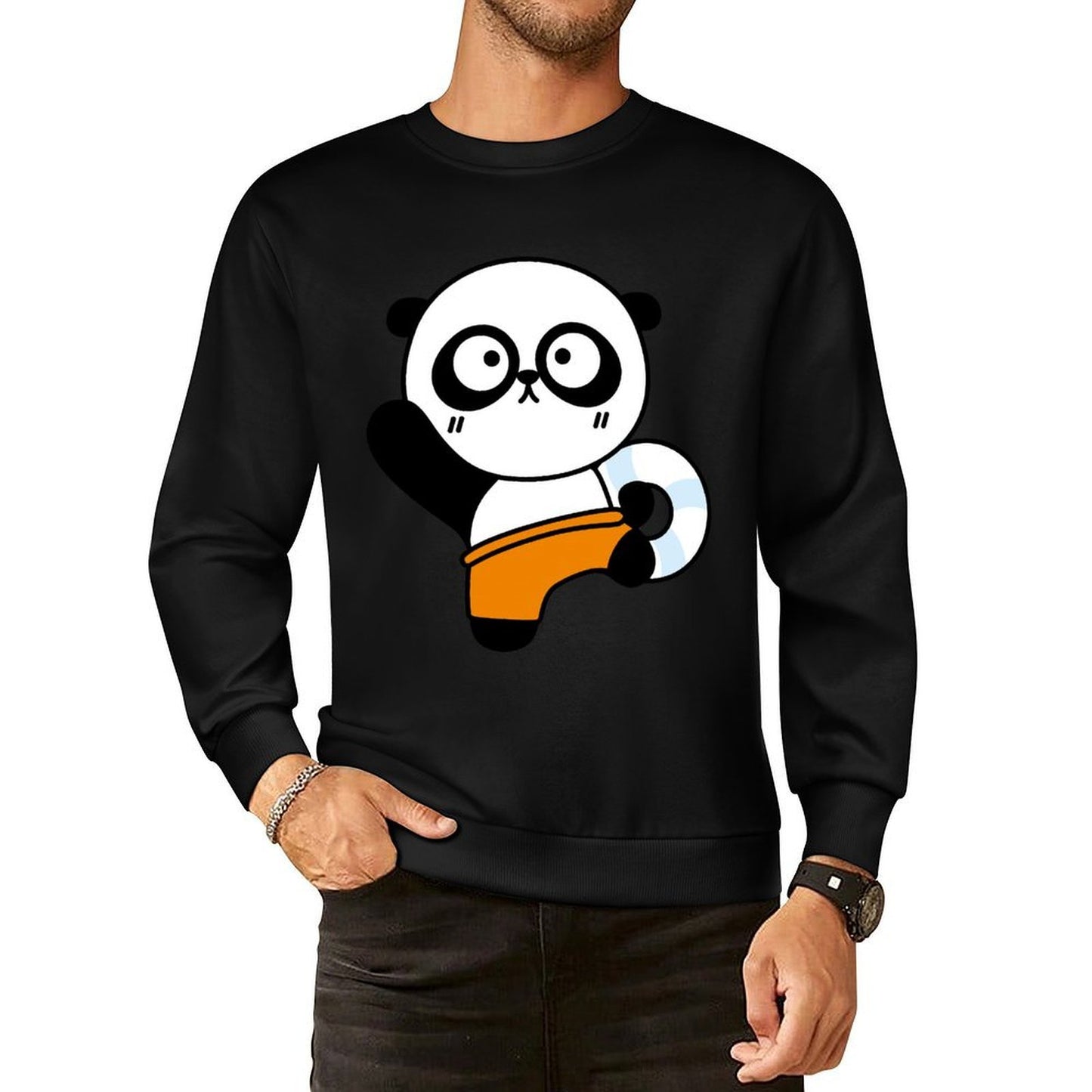 IPBR 250g Crew Neck Long Sleeve Sweatshirt Front GraphicCrew Neck Long Sleeve Sweatshirt4000718