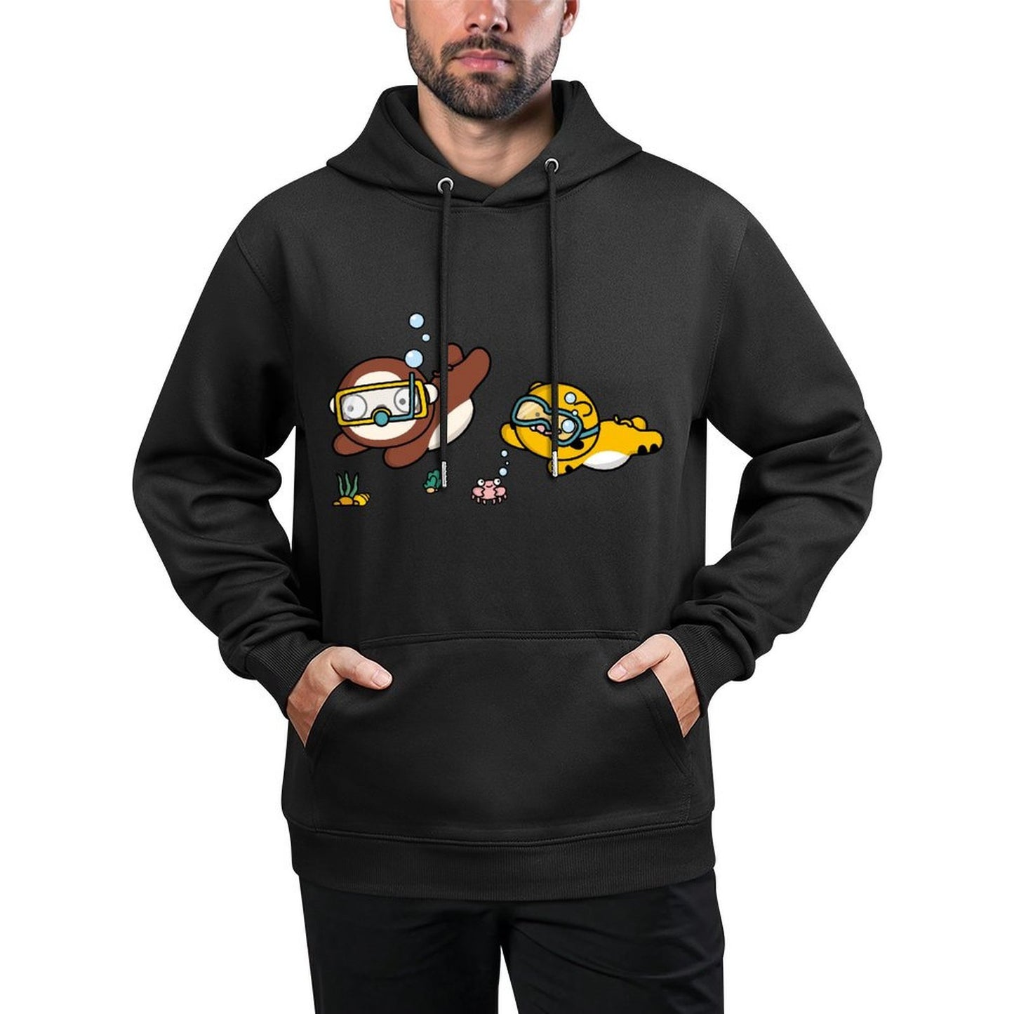 IPBR 250g Hooded Pocket Sweatshirt Front GraphicMen's Hooded  Sweatshirt4000846