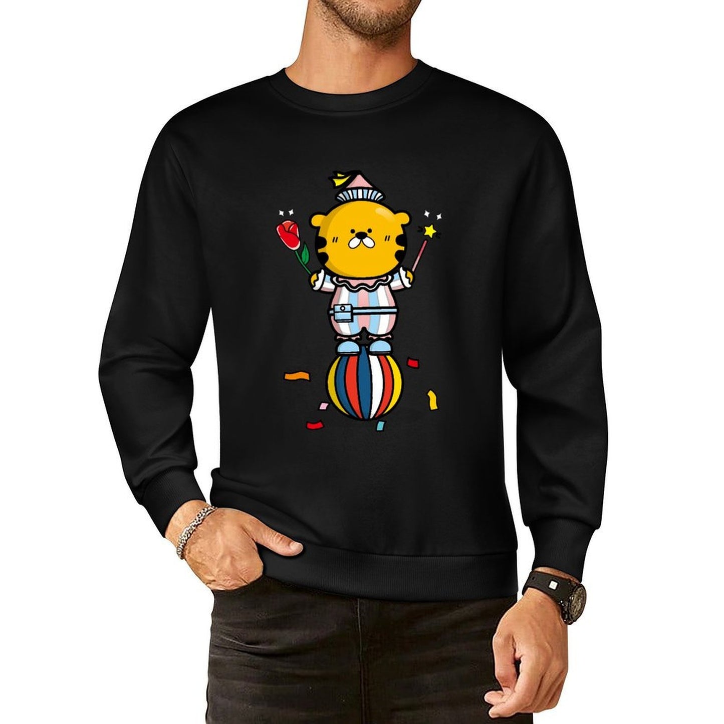 IPBR 250g Crew Neck Long Sleeve Sweatshirt Front GraphicCrew Neck Long Sleeve Sweatshirt4001069