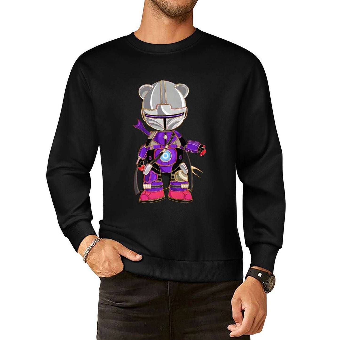 IPIB 250g Crew Neck Long Sleeve Sweatshirt Front GraphicCrew Neck Long Sleeve Sweatshirt6000065-2