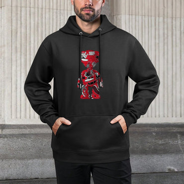 IPIB 250g Hooded Pocket Sweatshirt Front GraphicMen's Hooded  Sweatshirt6000118-2