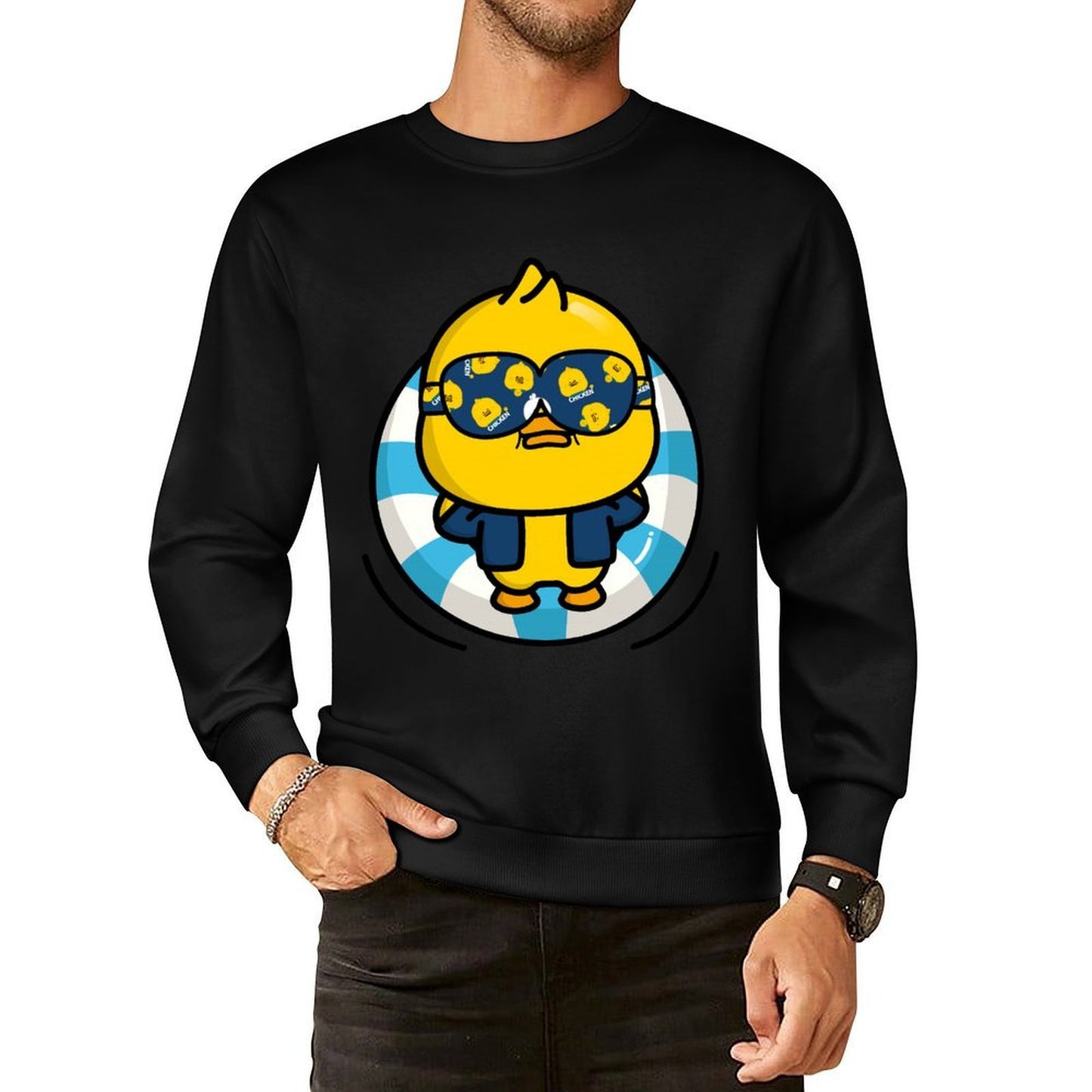 IPBR 250g Crew Neck Long Sleeve Sweatshirt Front GraphicCrew Neck Long Sleeve Sweatshirt4001071