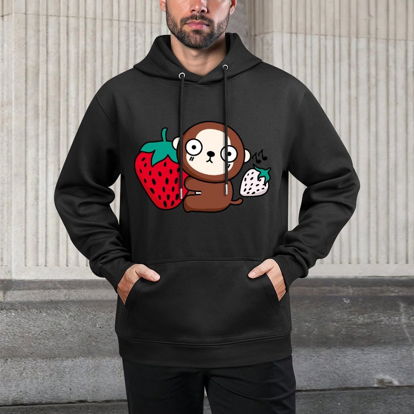 IPBR 250g Hooded Pocket Sweatshirt Front GraphicMen's Hooded  Sweatshirt4000390