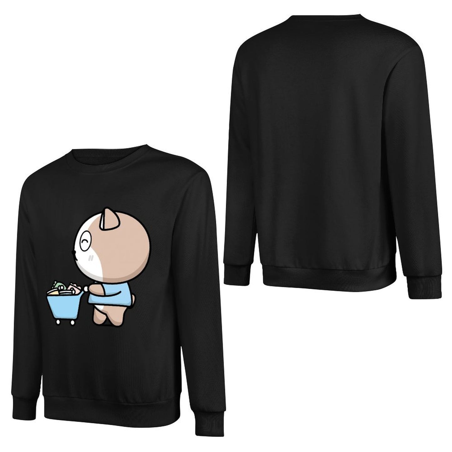 IPBR 250g Crew Neck Long Sleeve Sweatshirt Front GraphicCrew Neck Long Sleeve Sweatshirt4000104