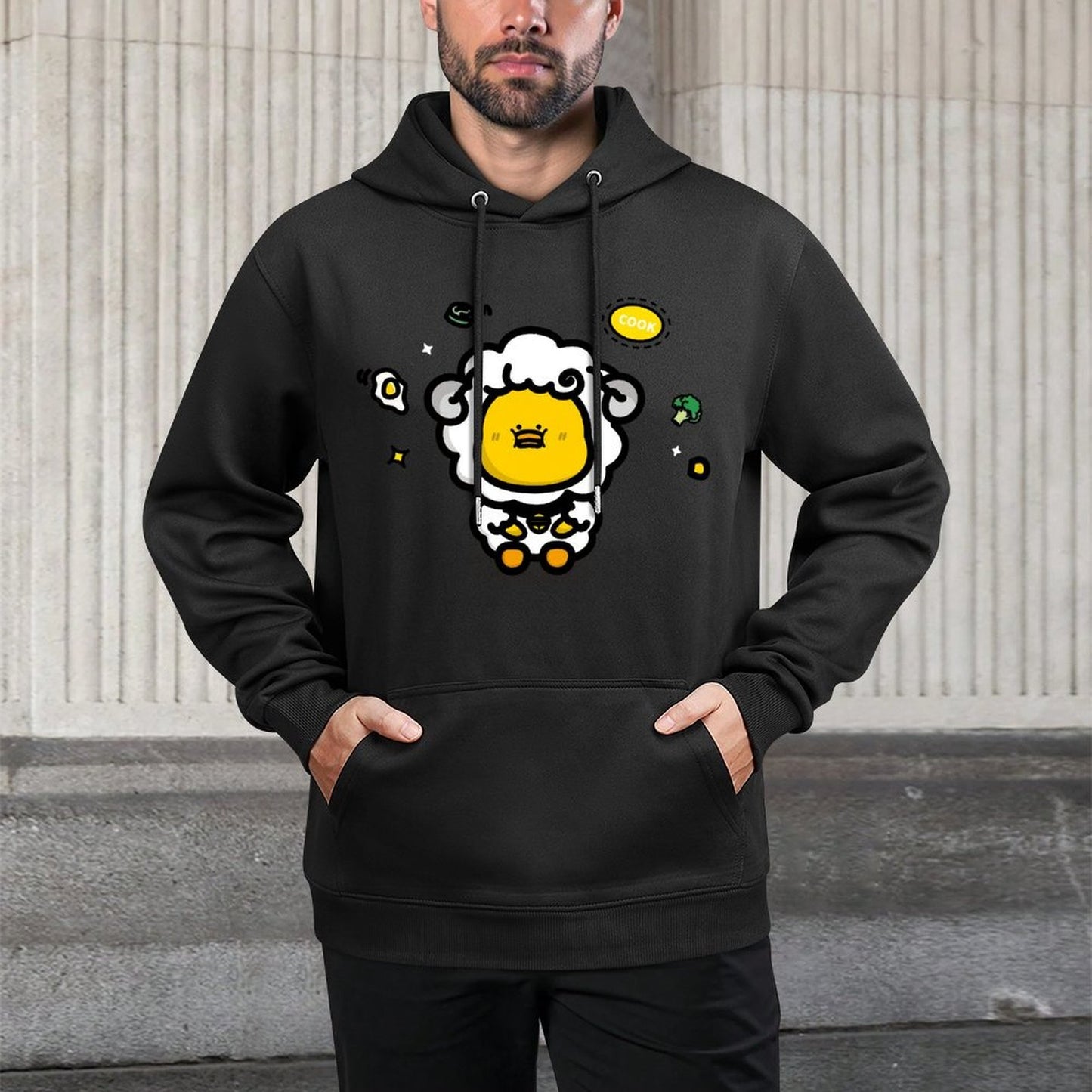 IPBR 250g Hooded Pocket Sweatshirt Front GraphicMen's Hooded  Sweatshirt4001232