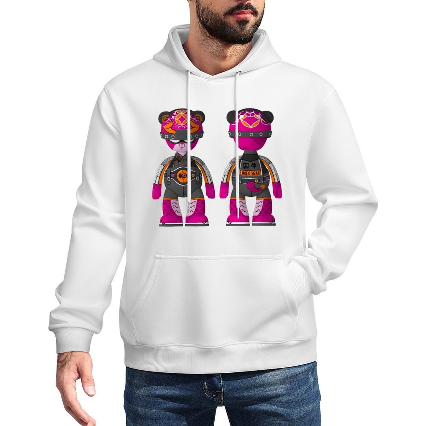 IPIB 250g Hooded Pocket Sweatshirt Front GraphicMen's Hooded  Sweatshirt6000095-5