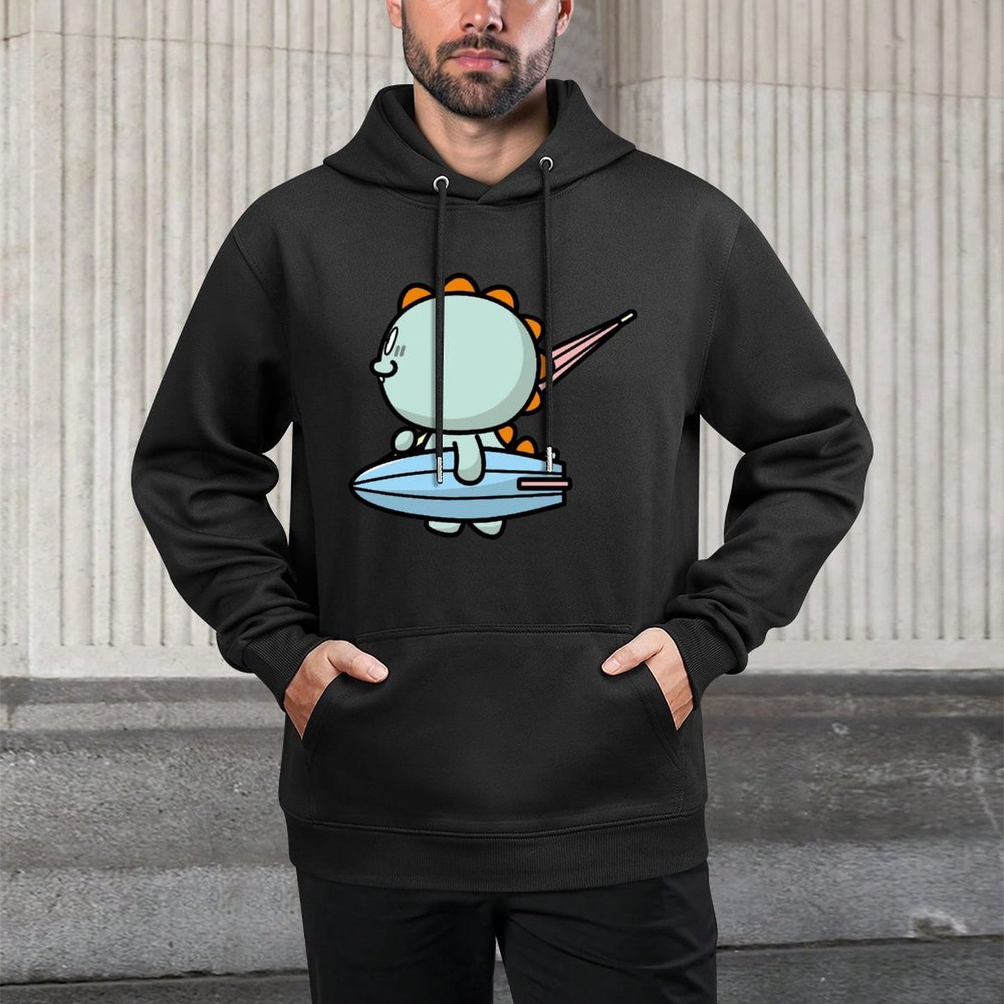 IPBR 250g Hooded Pocket Sweatshirt Front GraphicMen's Hooded  Sweatshirt4000044