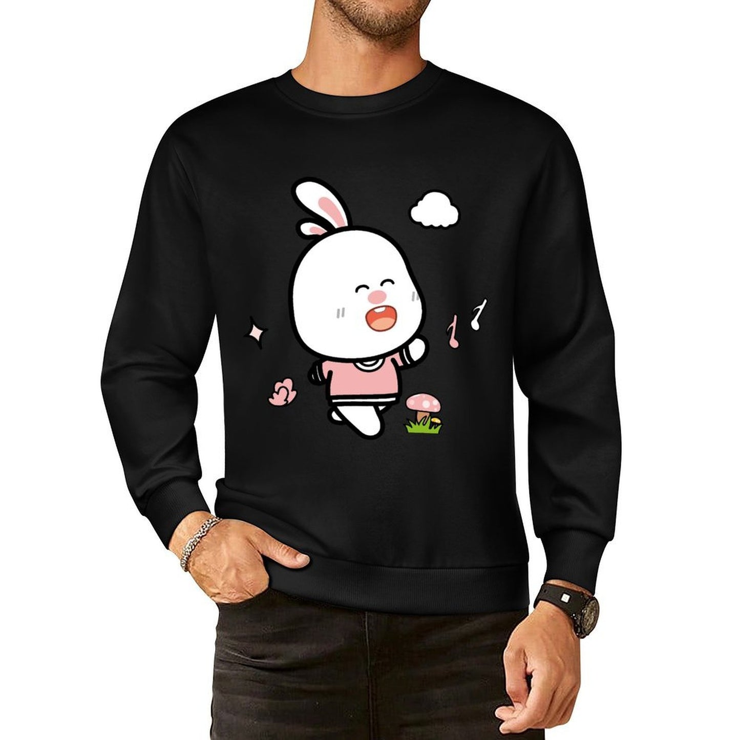 IPBR 250g Crew Neck Long Sleeve Sweatshirt Front GraphicCrew Neck Long Sleeve Sweatshirt4001089