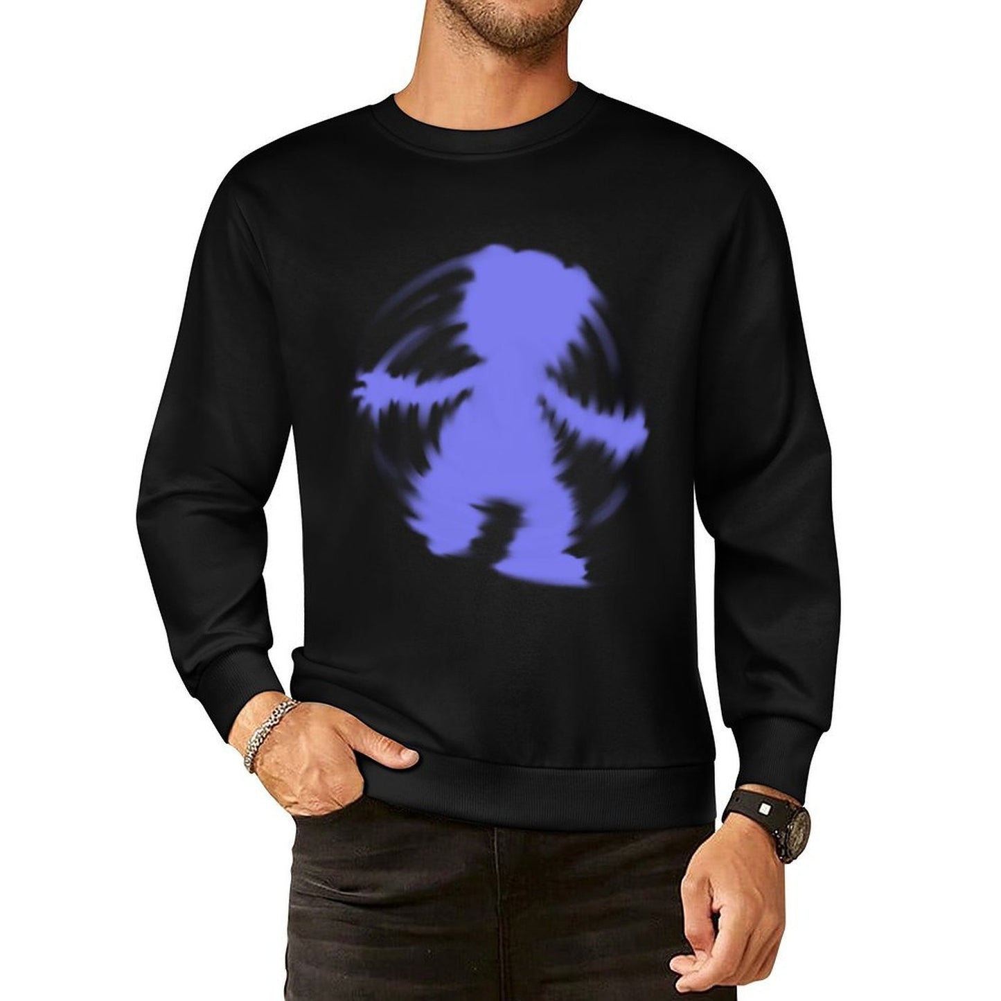 IPIB 250g Crew Neck Long Sleeve Sweatshirt Front GraphicCrew Neck Long Sleeve Sweatshirt6000005-4