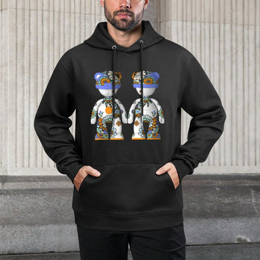 IPIB 250g Hooded Pocket Sweatshirt Front GraphicMen's Hooded  Sweatshirt6000089-2